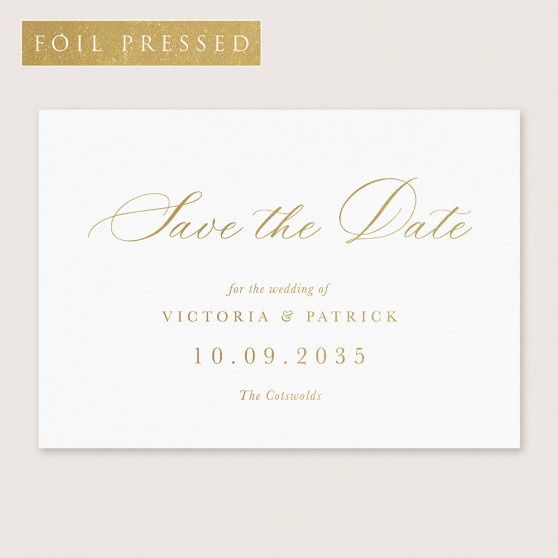 'Alchemist' Foil Press Save the Date