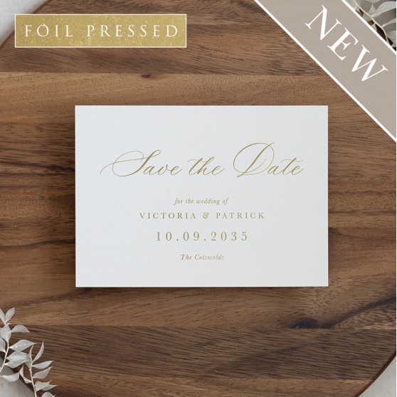 'Alchemist' Foil Press Save the Date