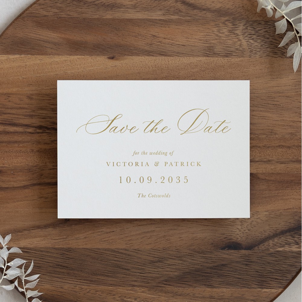 'Alchemist' Foil Press Save the Date