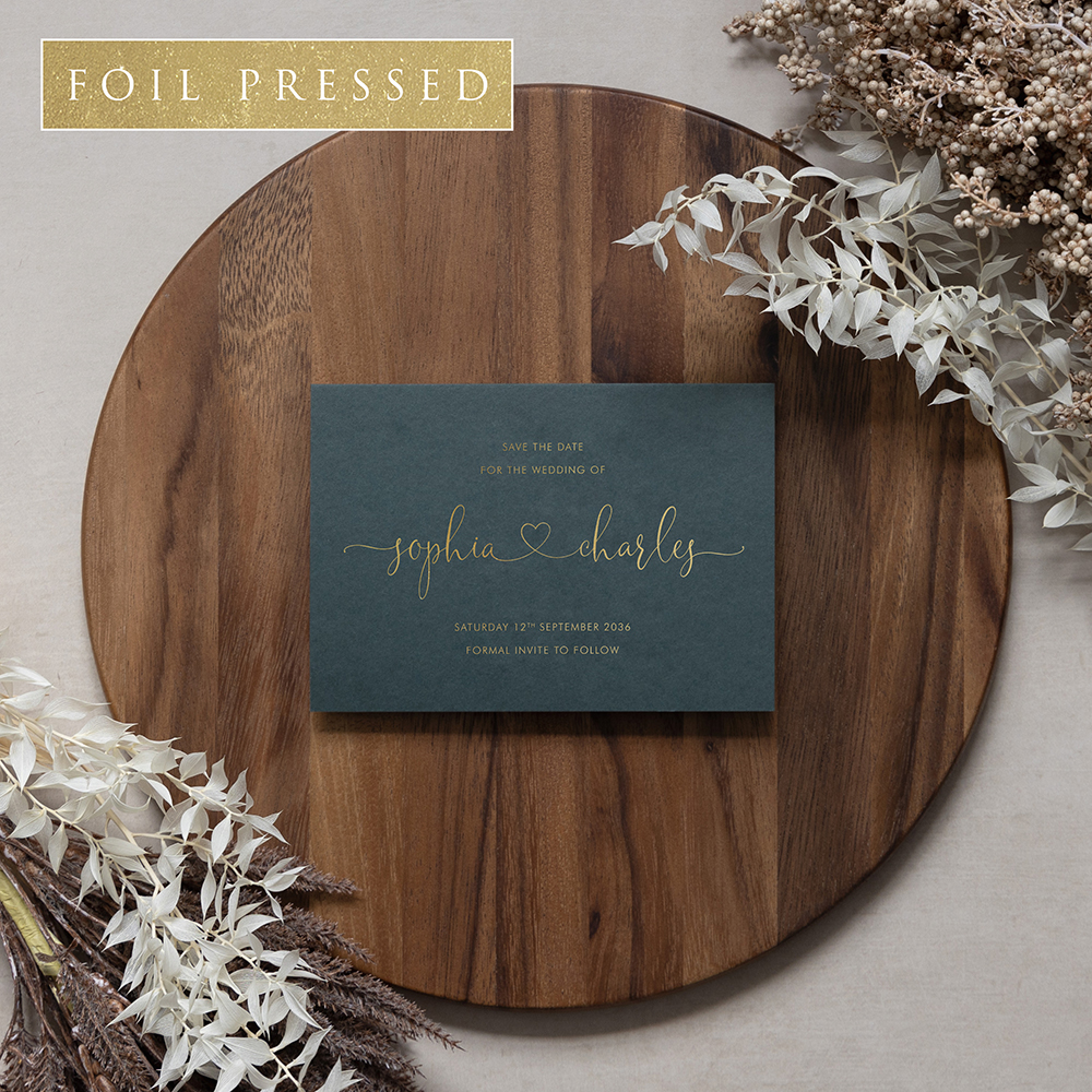 'Edward' Foil Press Save the Date