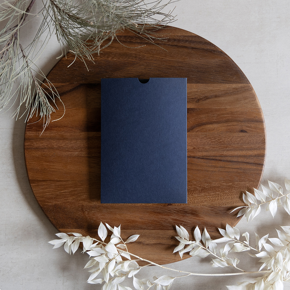 Navy Blue Pocket Wallet - Various Sizes