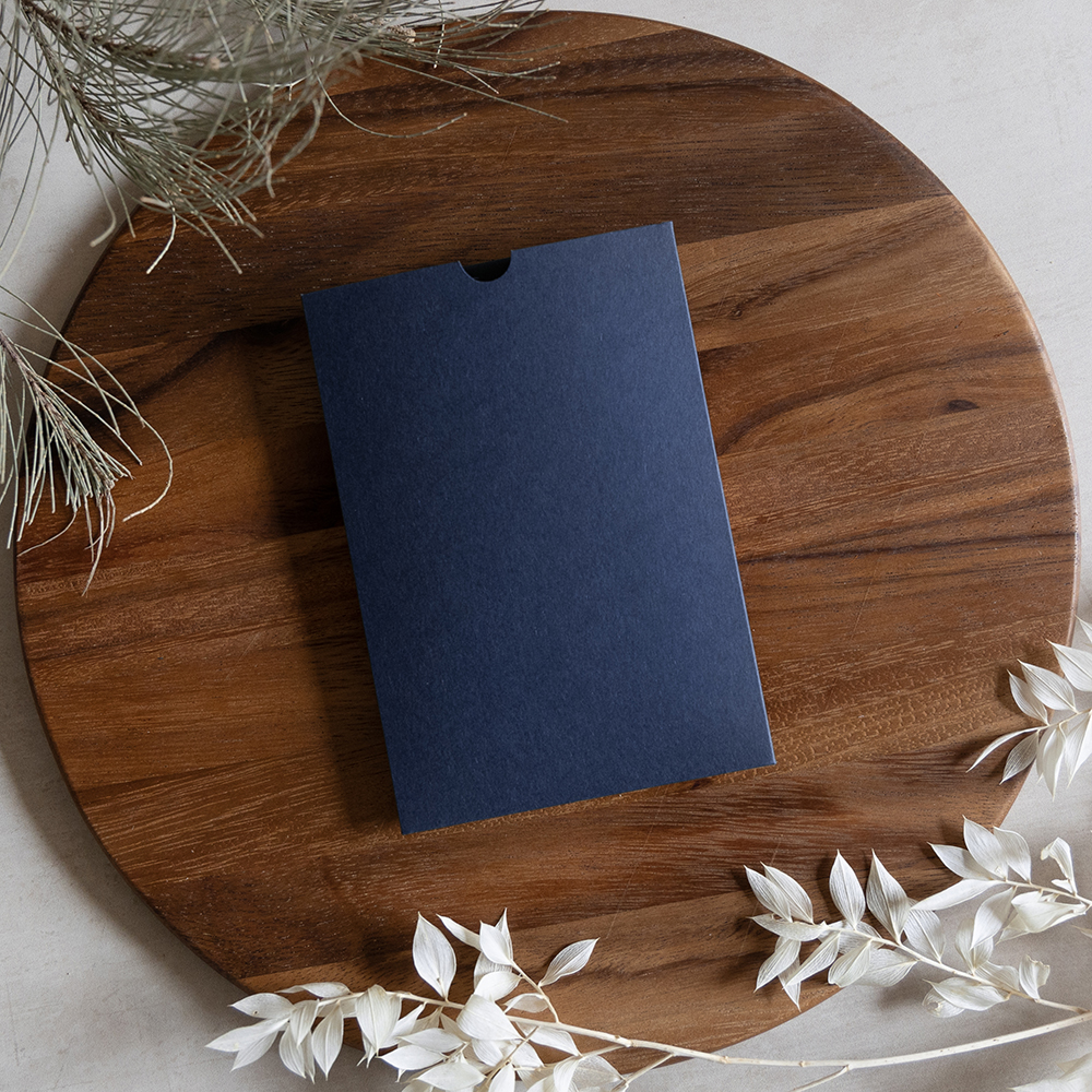 Navy Blue Pocket Wallet - Various Sizes