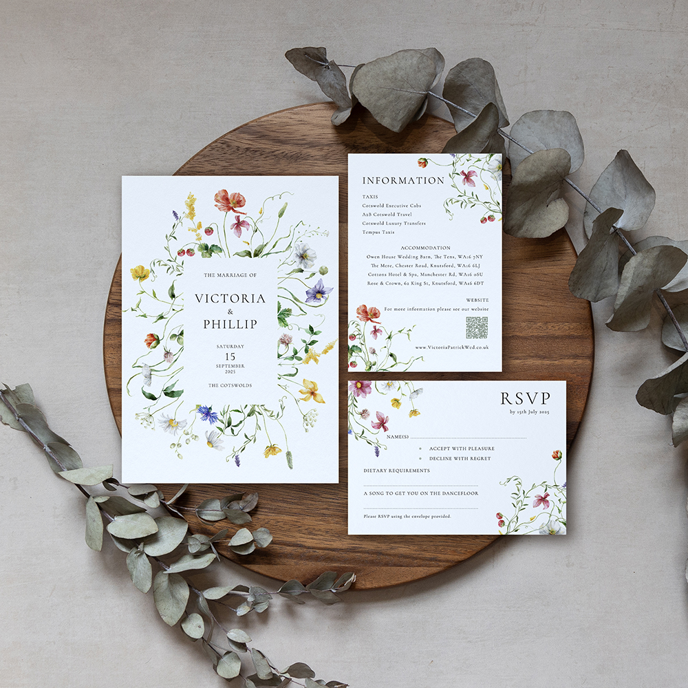 'Sweet Serenade' Standard Wedding Invitation