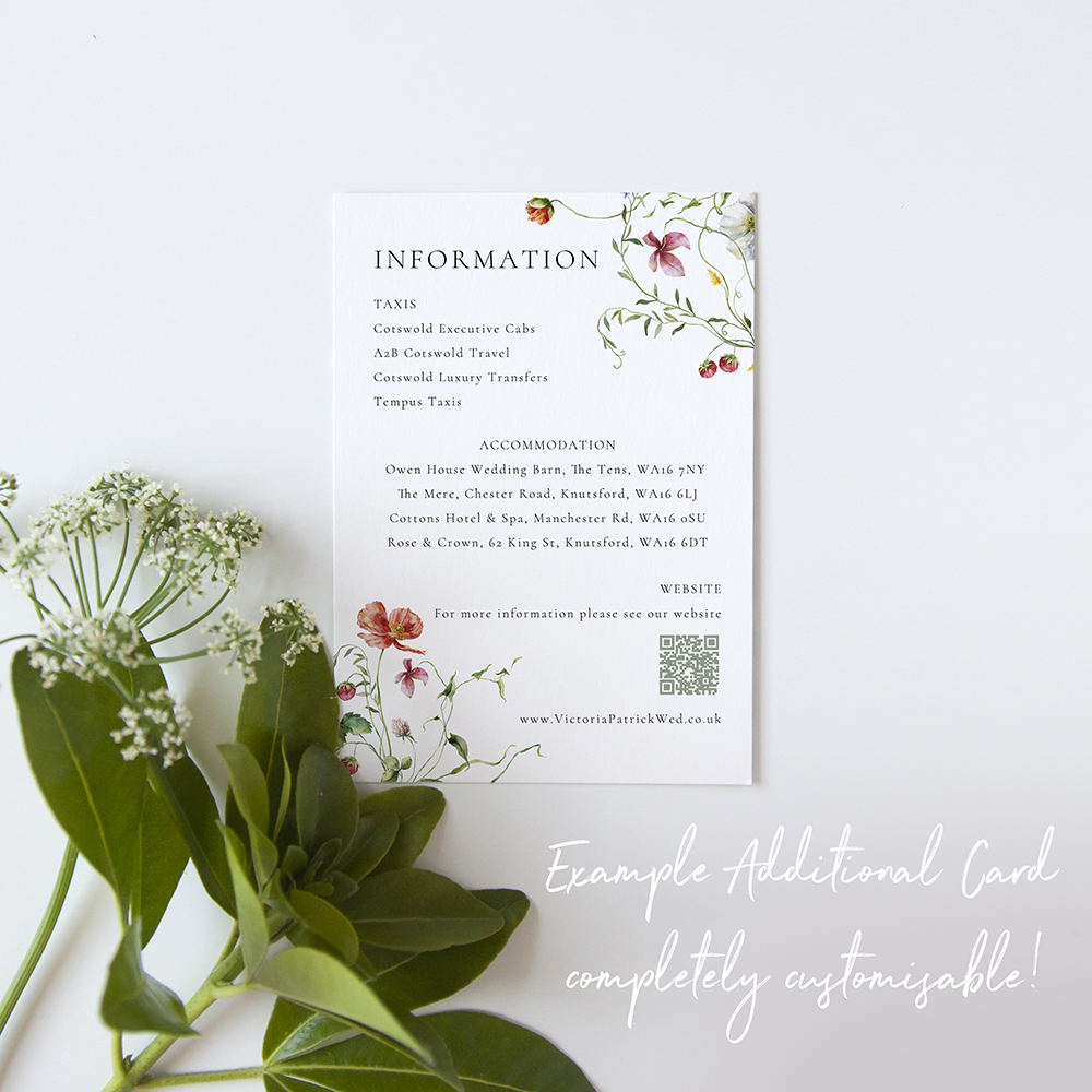 'Sweet Serenade' Standard Wedding Invitation