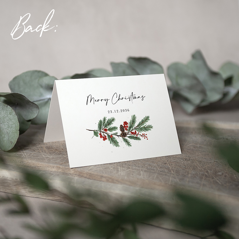 'Festive Noel' Menu Place Card