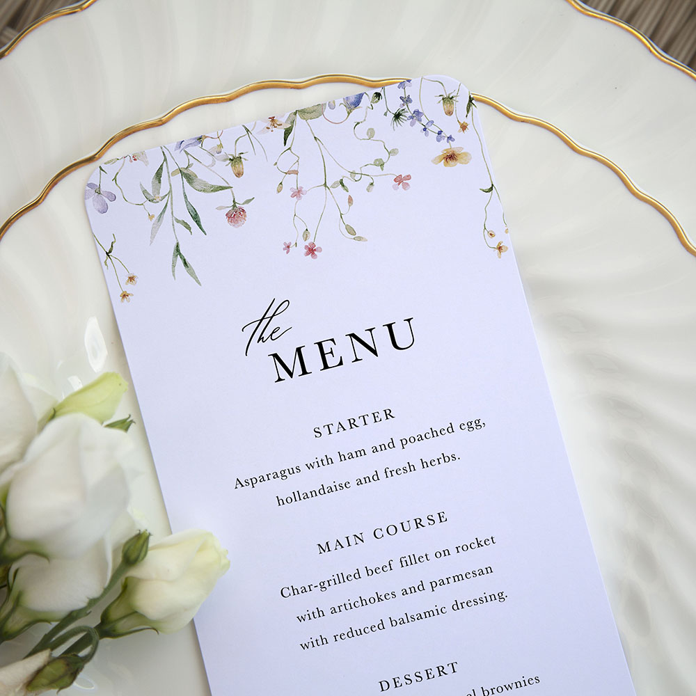 'Vintage Botanical Multi' Slim Menu