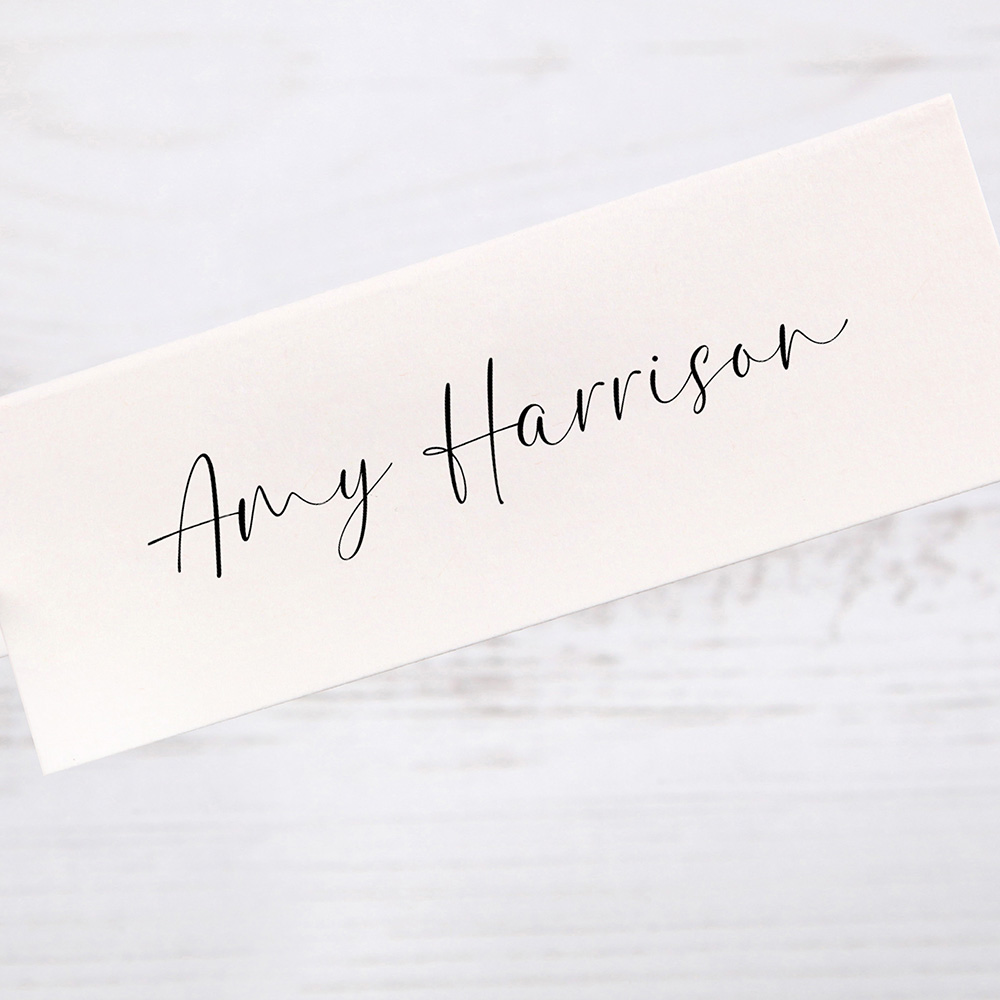 'Aurora' Place Card Sample