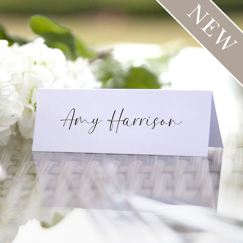 'Aurora' Place Card Sample