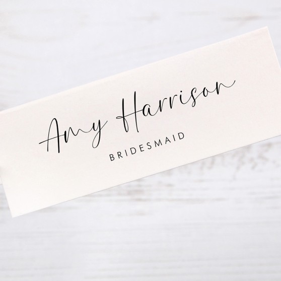 'Aurora' Place Card Sample