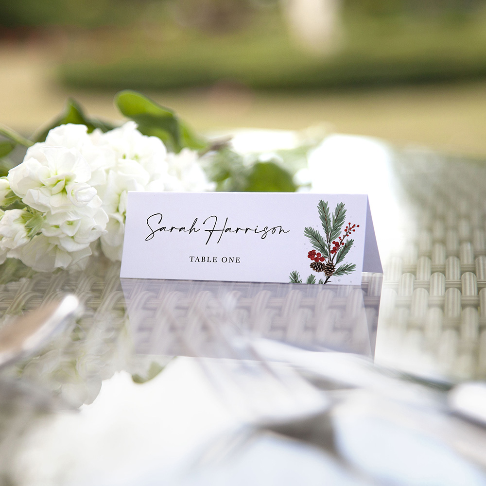 'Festive Noel' Place Cards