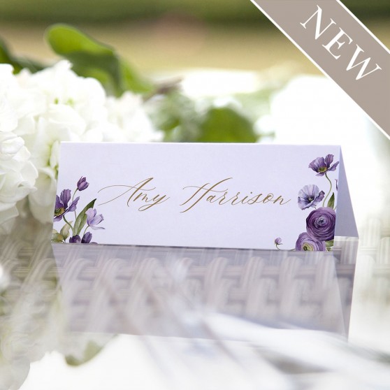 'Royal Blooms' Place Cards